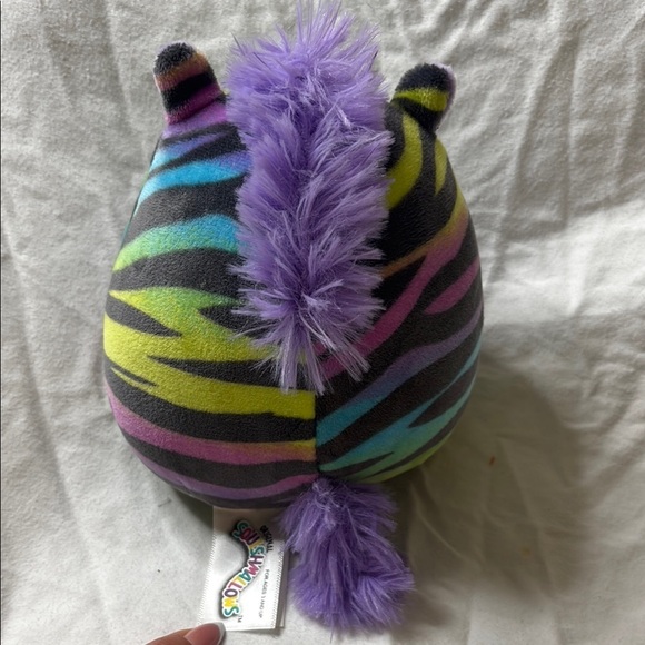 Safiyah the Rainbow Zebra Squishmallow, 4in - Picture 3 of 3